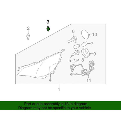 ya 6 8.24 baidi 20 Pieces of 6mm Hole Expansion Rivets Suitable for Subaru Headlights and for Mitsubishi Mudguard Lining