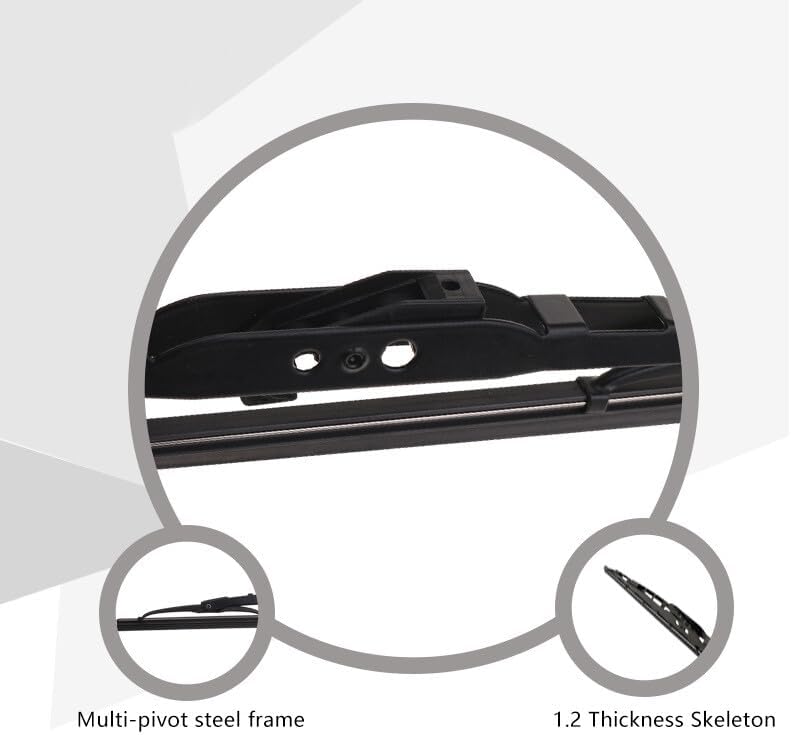ya 2 8.15 All Season 24 + 18 Wiper Blades size Win for DS hield Front Right Left SET OF 2
