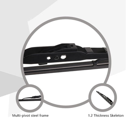 ya 2 8.15 All Season 22 + 19 Wiper Blade Size Win for DS hield Right Front 2 Piece Set 