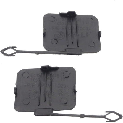ya 28 10.13 zhengce 1Pair Rear Bumper Tow Towing Hook Eye Cap Cover Plug for BMW X5 E70 2007-2
