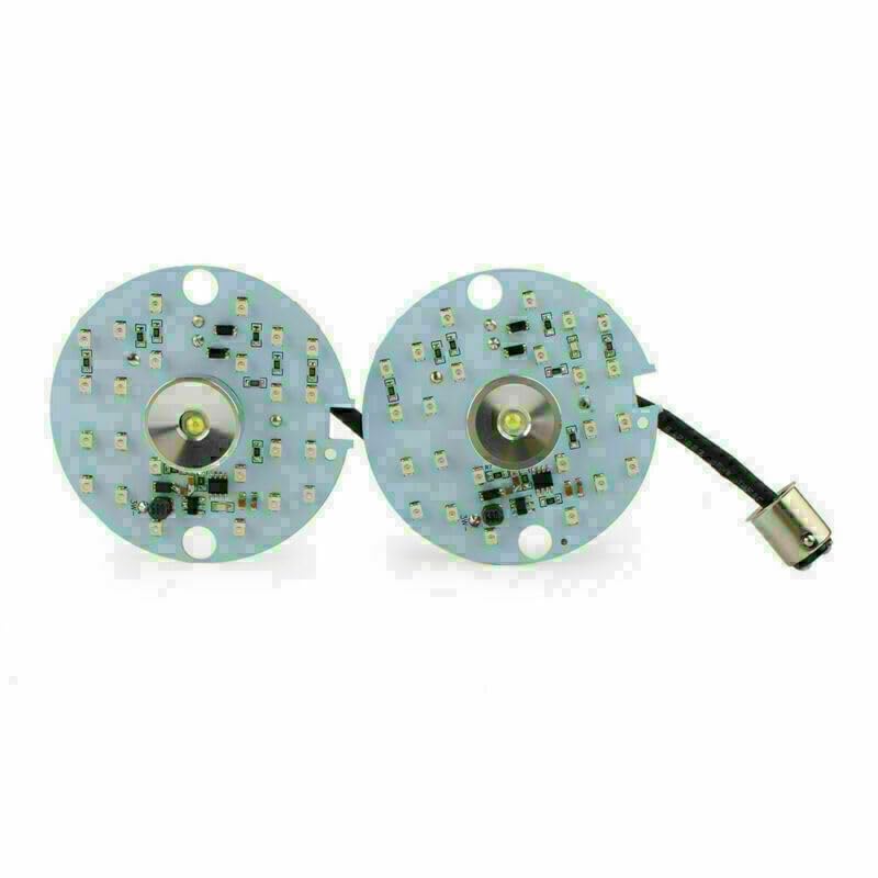 ya 6 8.14 Fit Harley Touring Yellow 1157 LED Turn Signal Light Daytime Running Lamp Bulb
