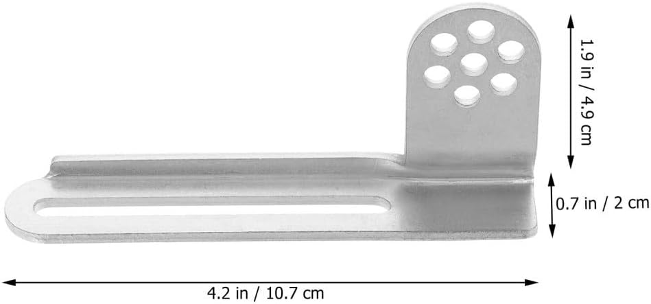 ya 11 9.14 baidiRefrigerator Door Hinge Appliance Parts Metal Hinges Replacement Repair Kit