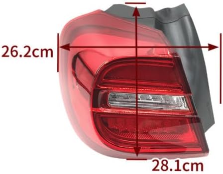 ya 4 8.10 1569061958 Rear Outer Left Taillight For for Mercedes GLA Class X156 2014-2017