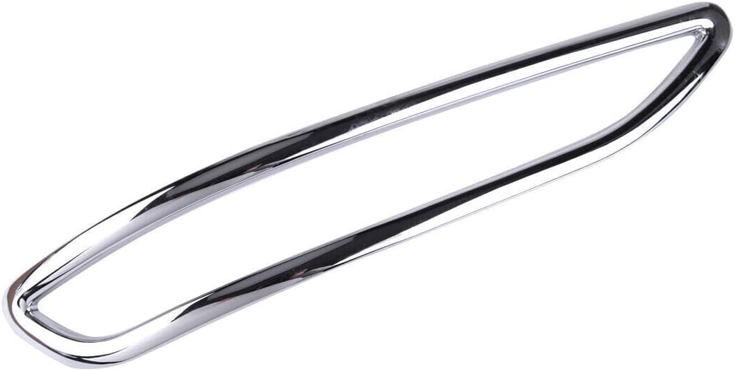 ya 4 8.10 2pcs Rear Fog Light Fog Light Protector ABS Chrome Fits for Chevrolet Equinox 2018-2019