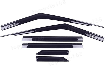 ya 5 8.24 baidi Black Window Visor Vent Shades Sun Rain Guard B for Mitsubishi for Outlander 22-2024