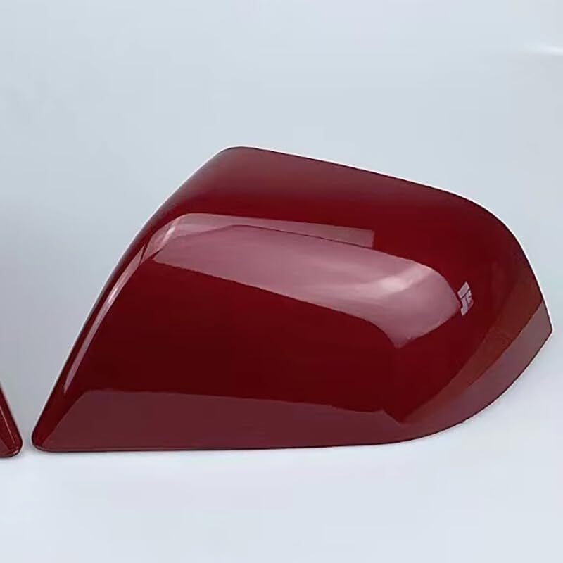 ya 11 9.14 baidiLeft Red Rear View Side Mirror Cover Skull Cap LH for Tesla Model Y 1495593