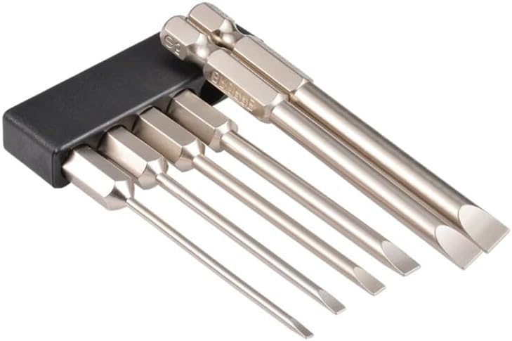 ya 26 10.21 baidi 6Pcs Shank Slotted Tip Screwdriver Bits Set for Laptop, Watch Repair