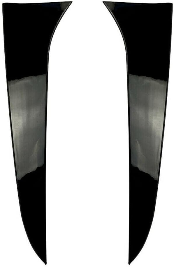 ya 4 8.14 for BMW X1 E84 2009-2015 Black 2x Rear Window Side Spoiler Canard Splitter Trim