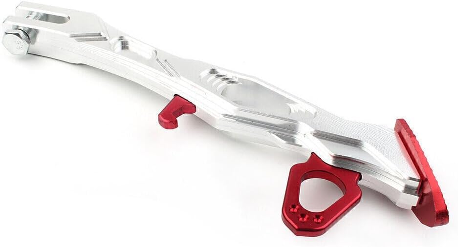 ya 2 8.15 For Motorcycle Universal CNC Red Foot Side Stand Support Leg Kickstand