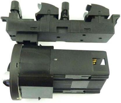 ya 9 10.24 Suitable for VW for Jetta for Golf MK4 for Bora Chrome Headlight Main Windo