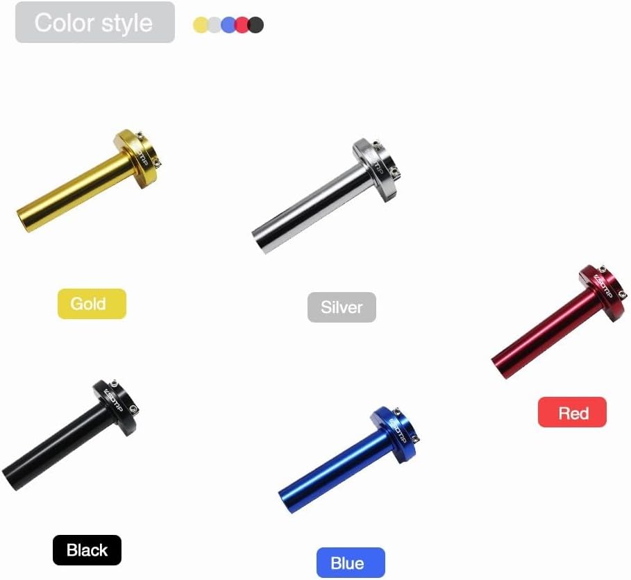 ya 11 9.14 baidiUniversal Motorcycle 7/8 Inch Twist Throttle Handlebar Grip for Bicycles -