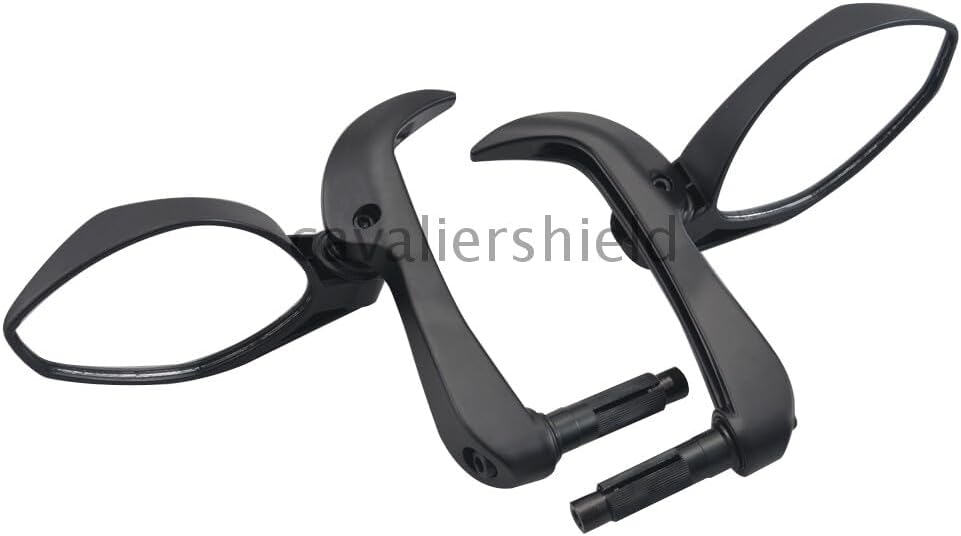 ya 13 9.15 baidi Pair Black Motorcycle 7/8 22mm Handguard Protect Handle Bar End Rearview Mirror