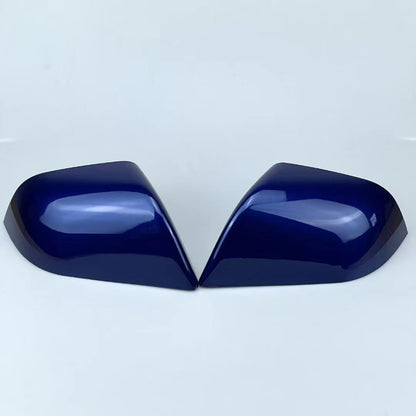 ya 11 9.14 baidiPair Blue Rear View Side Mirror Cover Skull Cap LH&RH for Tesla Model Y 1495593