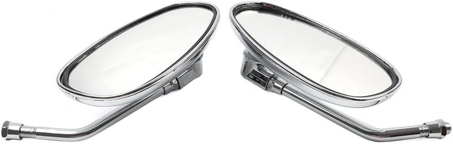 ya 14 9.20 zhengce Motorcycle Rearview Oval Mirror for Honda Shadow Spirit 750 1100 VTX1300 VT-1