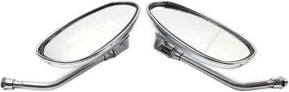 ya 14 9.20 zhengce Motorcycle Rearview Oval Mirror for Honda Shadow Spirit 750 1100 VTX1300 VT-1