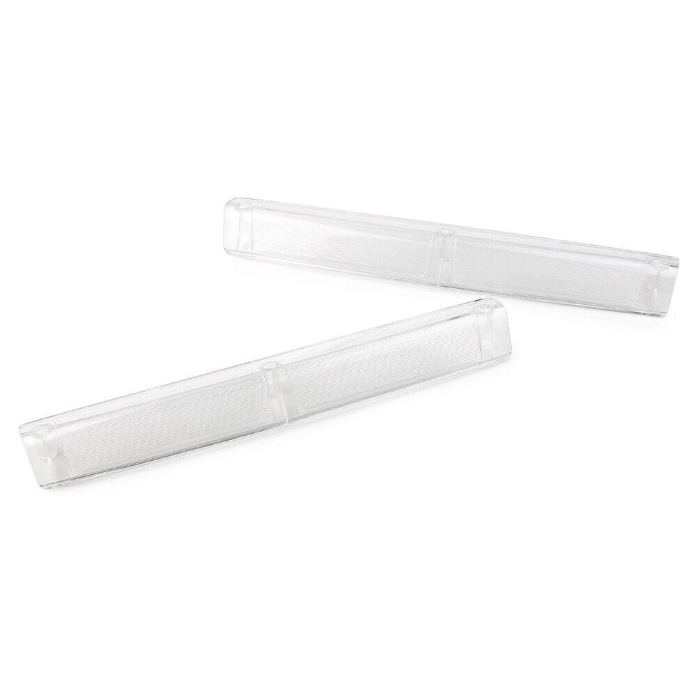 ya 9 10.24 2X Side Light Clear Lens Covers Fit Harley Touring FLHTC Tour Pack Pak Trun