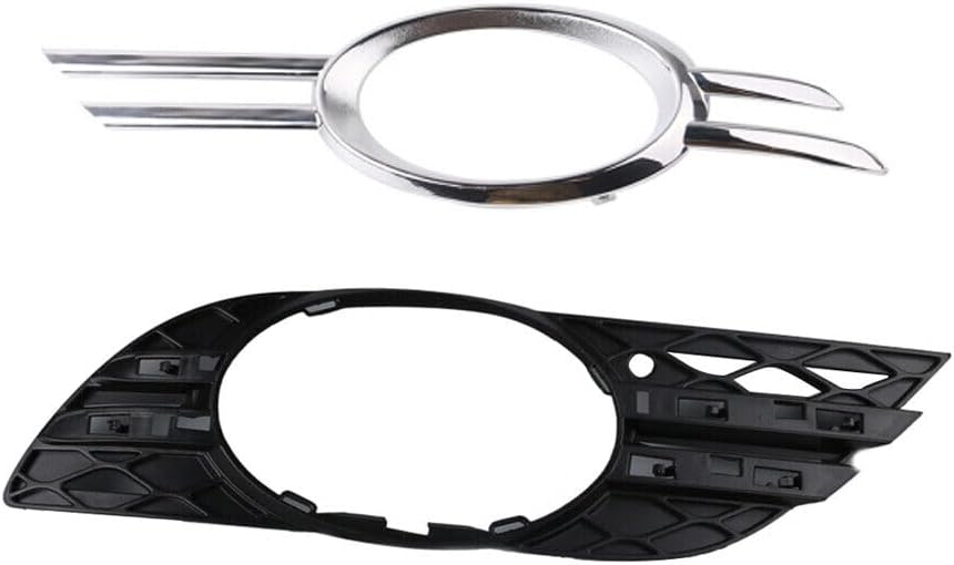 ya 4 8.14 4pcs front fog lamp grill chrome trim cover for Mercedes-Benz E-CLASS W211 07-09