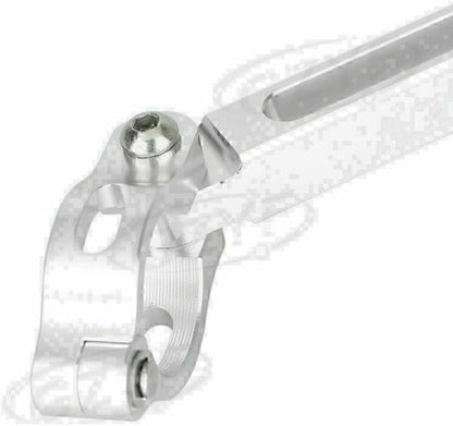 ya 6 8.24 baidi Handlebar Cross-Bar Brace Clamp Lever for BMW R1200GS 2013-2014 Silver Aluminum