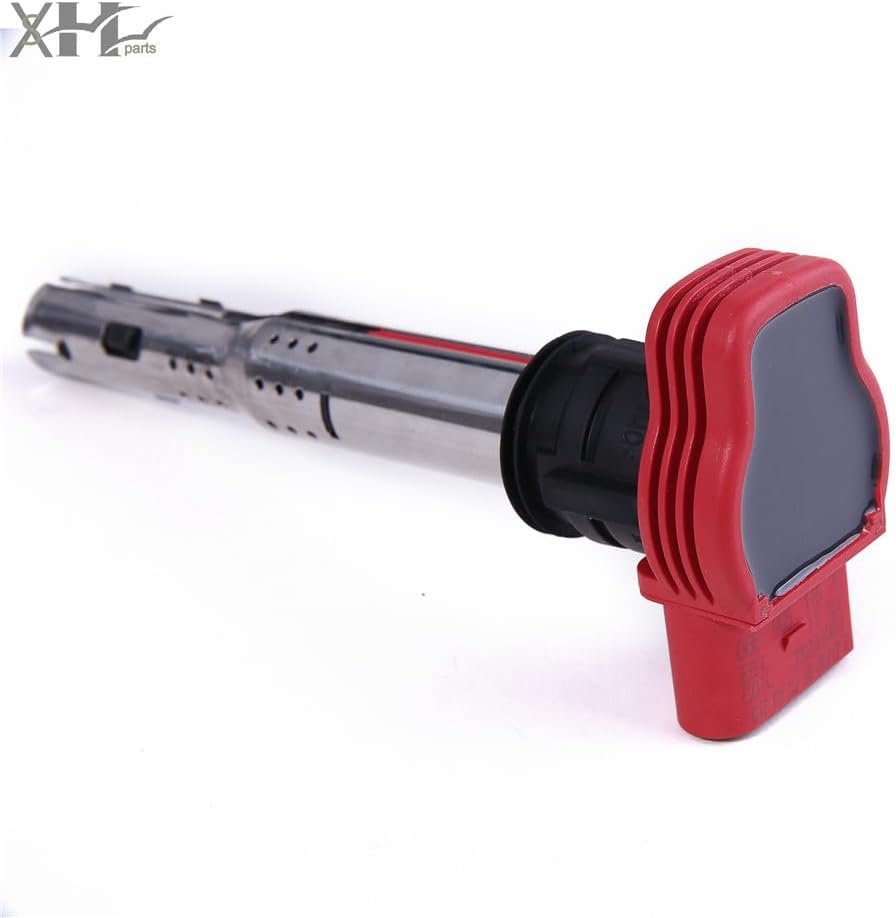 ya 9 10.24 6Pcs Red Ignition Coils for Audi A4 A5 A6 A8 Q5 for VW Touareg 06-13 06E 905 115E