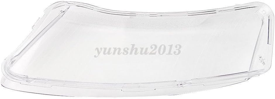 ya 10 9.16 zhengce Left&Right Clear Headlight Lens Lampshade Cover Pair for Audi A6 C6 2006-20