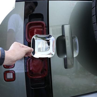 ya 2 8.15 3 * for Land Rover Defender 90 2021-2023 Chrome ABS Exterior Door Bowl Cover Trim 