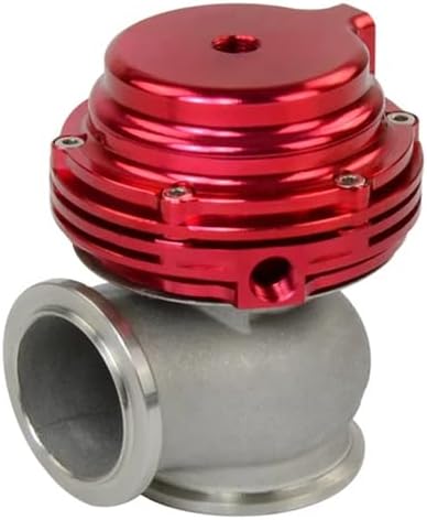 ya 4 8.24 baidi Universal 38mm External V-Band Flanged Turbo Waste Gate - 22PSI for MANifold Red