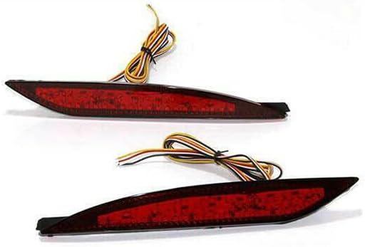 ya 4 8.10 for Hyundai Sonata 2011-2014 LED Rear Bumper Lamp Reflector Brake Light Tail 2X