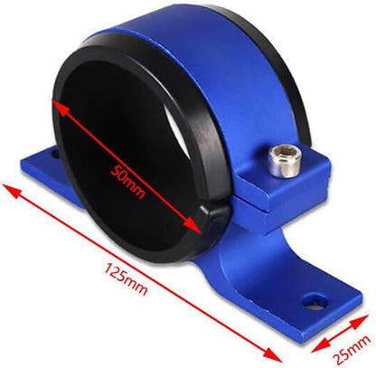 ya 4 8.8.2 50mm Aluminum Inline Fuel Pump or Filter Mounting Bracket Mount Clamp Blue