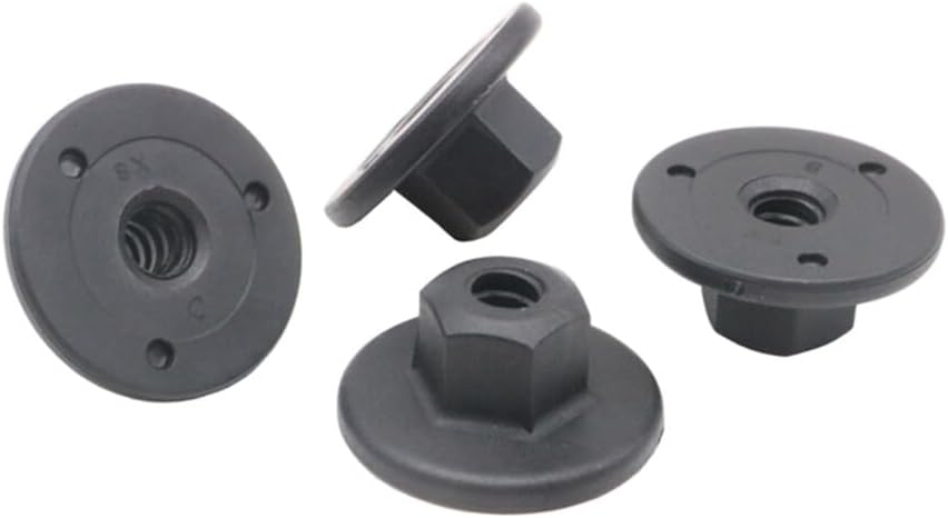 ya 27 10.13 baidi 10 Car Bumper Mudguard Panel Underbody Shields Lock Nuts for Bmw