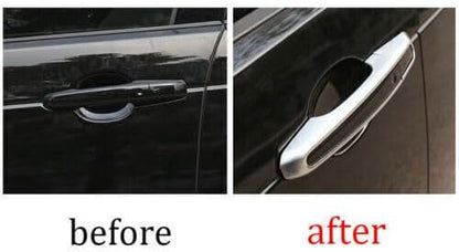 ya 5 8.10 for Range Rover Evoque 2012-19 Exterior Side Door Handle Cover Trim Matte Silver
