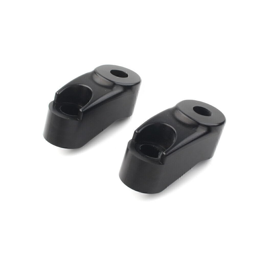 ya 6 8.14 for Harley FXR Dyna Black/Chrome Front Turn Signal Mount Bracket Relocation Kit