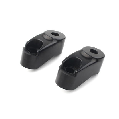 ya 6 8.14 for Harley FXR Dyna Black/Chrome Front Turn Signal Mount Bracket Relocation Kit
