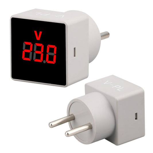 ya 16 10.20 baidi AC50-380V Digital AC Voltmeter V-PL Square EU Plug Household Voltage Tester