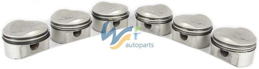 ya 4 8.14 3.2L 6pcs Pistons & Rings Kit Fit for Audi for A4 A6 for A8 06E107065CK AUK BKH BYU