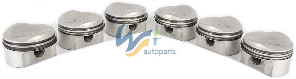 ya 4 8.24 baidi 3.2L 6pcs Pistons & Rings Kit Fit for Audi for A4 A6 for A8 06E107065CK AUK BKH BYU