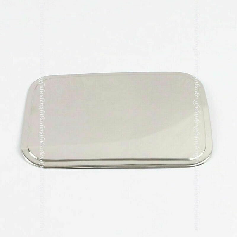 ya 6 8.24 baidi Silver Car Fuel Tank Oil Gas Cap Cover Trim Steel for Toyota RAV4 2019-2023