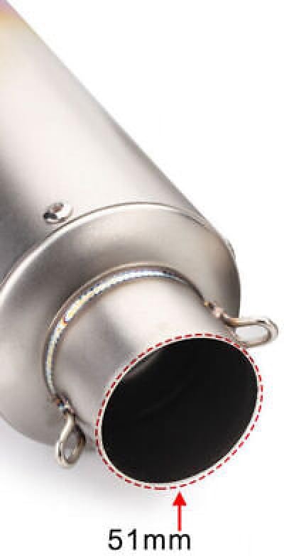 ya 4 8.8.2 for Yamaha YZF R6 06-19 51mm Middle Link Pipe Adapter Connect Central
