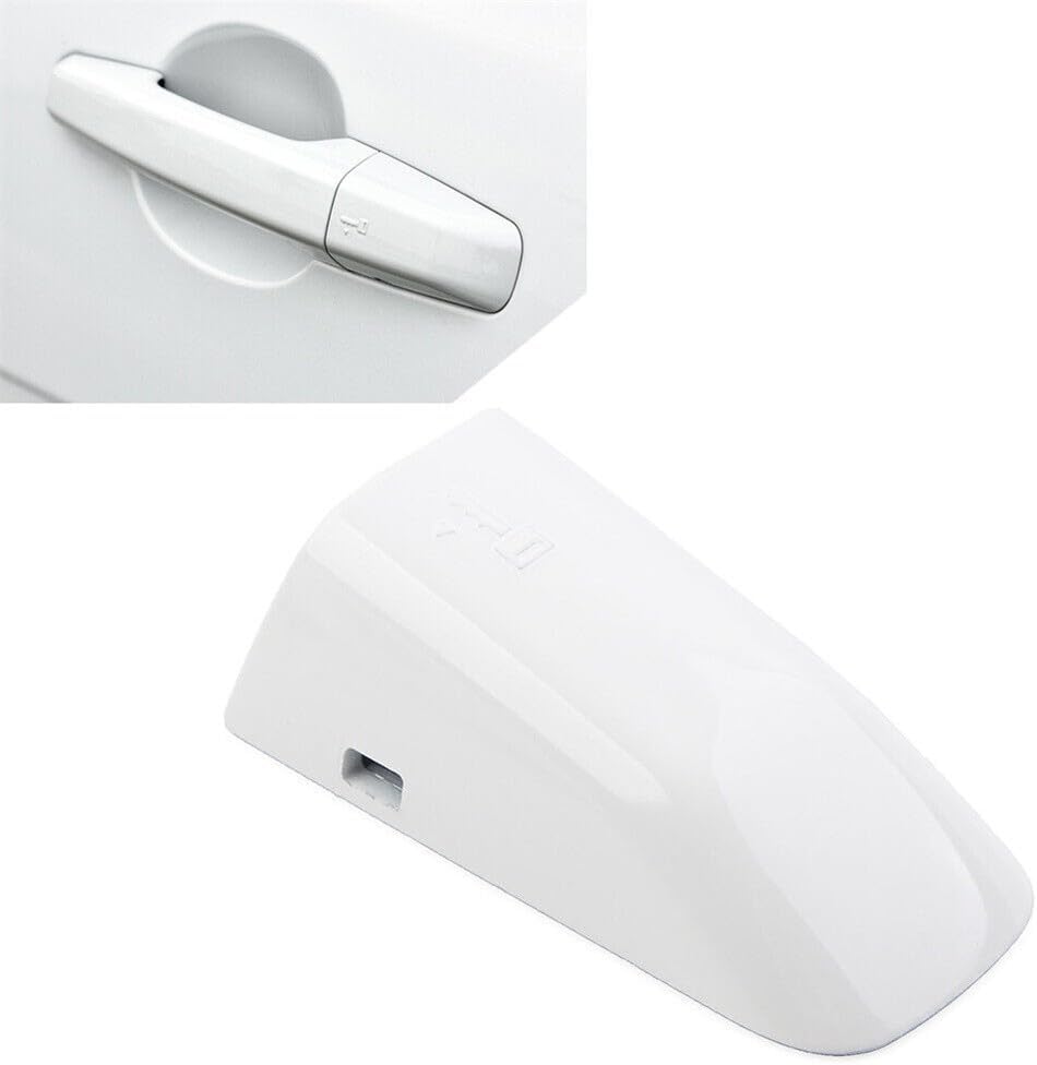 ya 9 10.24 White Front Left Driver Side Exterior Door Handle Cap for Land Rover for Range Rover