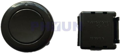 ya 12 10.8 baidi Universal 12V Black Car Refit Steering Wheel Wirless Horn Button w/Receiver Box