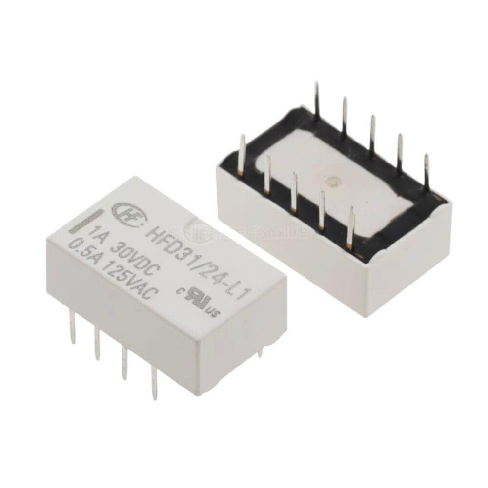 ya 16 10.20 baidi 10PCS 24VDC HFD31/24-L1 HFD31-24-L1 Relay 10Pins DIP #W7*-