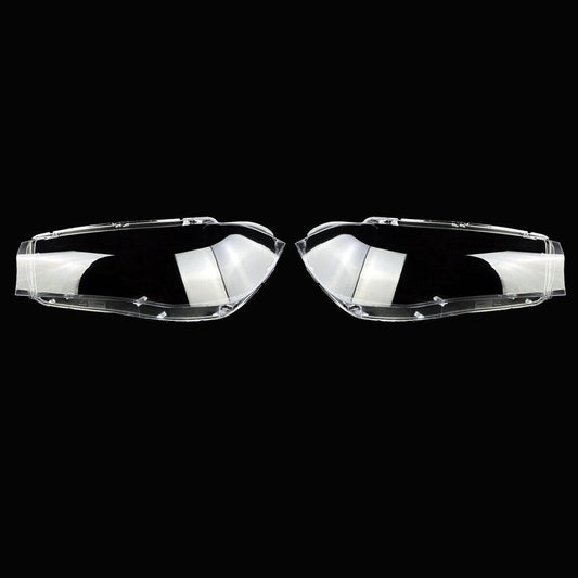 ya 4 8.10 for BMW X5 F15 F16 X6 2014-2018 Pair Headlight Headlamp Lens Cover Clear L+R