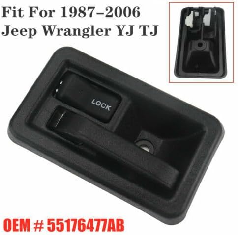 ya 5 8.24 baidi for 1987-2004 for Jeep for Wrangler YJ TJ Inside to Inside Door Handle Left and Right 