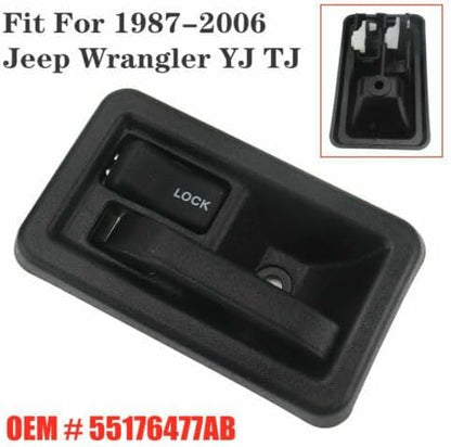 ya 5 8.24 baidi for 1987-2004 for Jeep for Wrangler YJ TJ Inside to Inside Door Handle Left and Right 