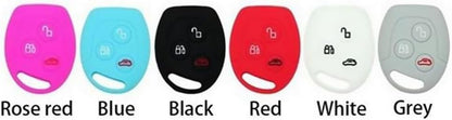 ya 9 10.24 3 Buttons Silicone Key Cover Car Remote Protective Case Protector
