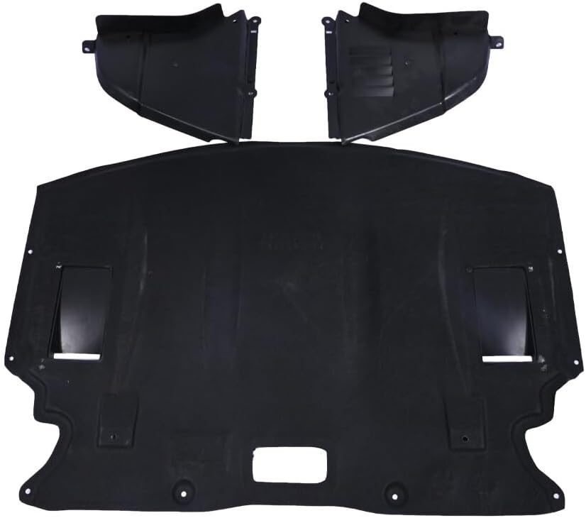 ya 4 8.10 Front Lower Engine Splash Shield Guard Cover Kit for 2004-2007 for BMW E60