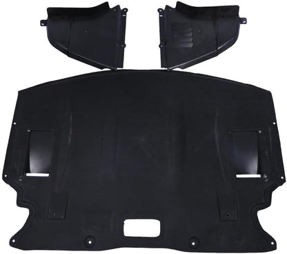 ya 4 8.10 Front Lower Engine Splash Shield Guard Cover Kit for 2004-2007 for BMW E60