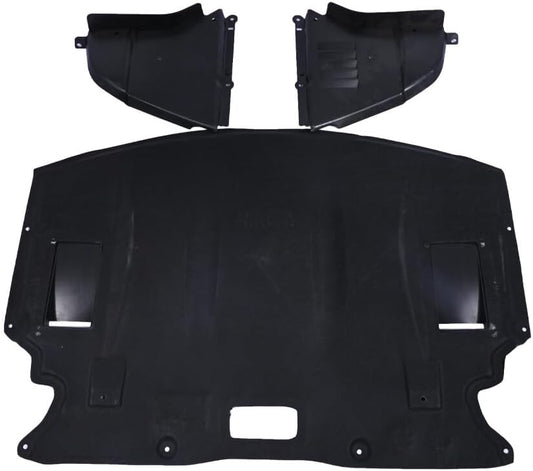 ya 4 8.10 Front Lower Engine Splash Shield Guard Cover Kit for 2004-2007 for BMW E60