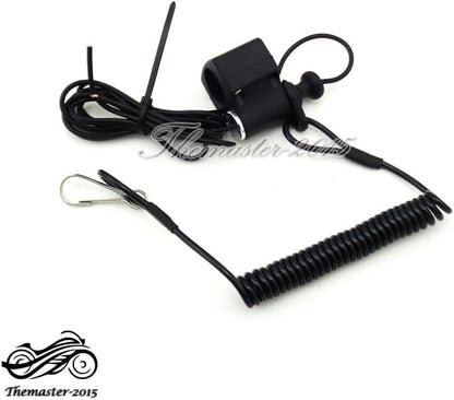 ya 5 8.10 ATV Tether Pull Kill Switch for Yamaha Blaster 200 Banshee Warrior 350 YFZ450R