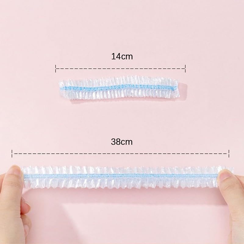 ya 14 9.20 baidi 100pcs Fresh Keeping Bags Film Elastic Stretch Disposable Bowl Cover Food Sea-wq-1