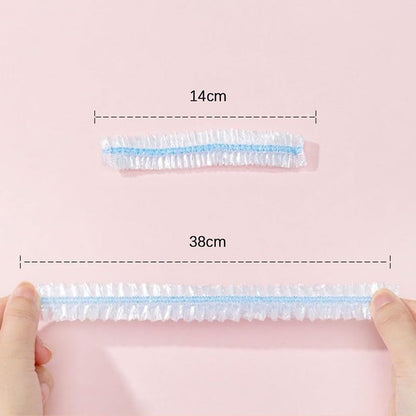 ya 14 9.20 baidi 100pcs Fresh Keeping Bags Film Elastic Stretch Disposable Bowl Cover Food Sea-wq-1